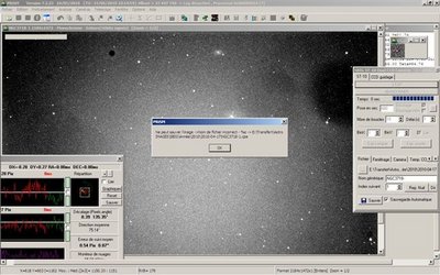 copie d'écran du message d'erreur