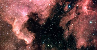 NGC 7000 mosaïque de 2 images avec Atik 4000 (2048x2048), assemblage photoshop