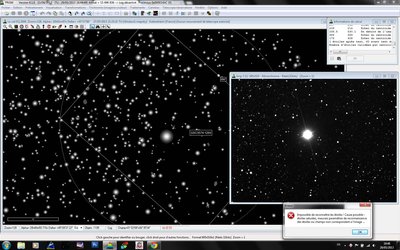 Après tentative d'astrométrie