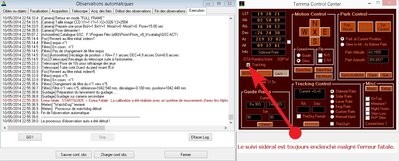 Stopper les moteurs après erreur fatale