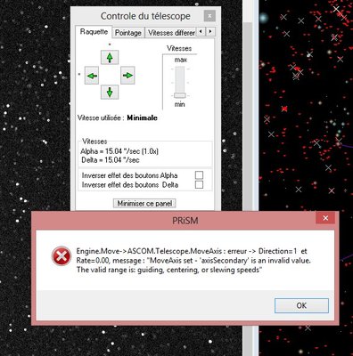 problème raquette petite vitesse