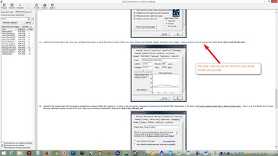 Exemple de logiciel de contrôle d'observatoire qui prend en compte l'horizon local.