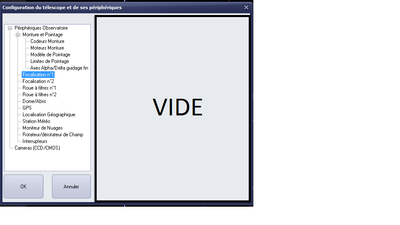 Module Focalisation1 sans affichage