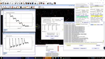 Courbes de descente en température